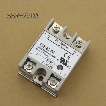 

Solid State Relay SSR-25DA 25A 5-24VDC TO 24-380V AC SSR 25DA 6-20mA