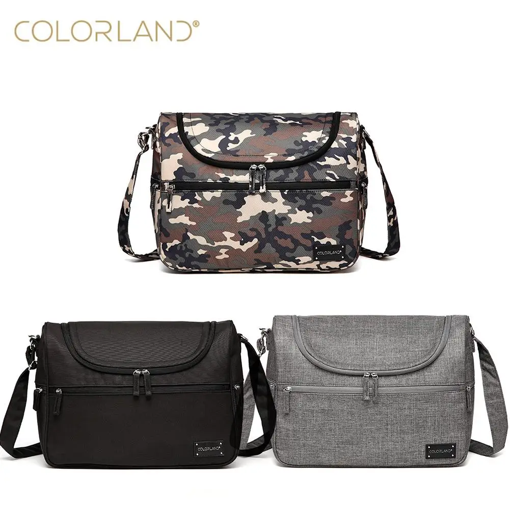 

Colorland multifunctional large capacity single shoulder slanted across the hand holding bag
