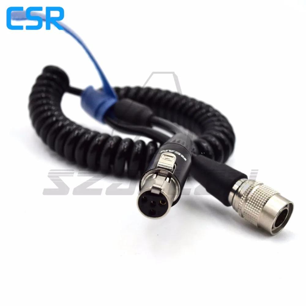 Sony/ ARRI AMIRA camera Hirose 4 pin 12V Выключение к Мини xlr для tvlogic 056/058/ 074 строка|Соединители| |