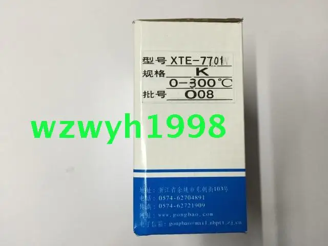 

Yuyao temperature Instrument Factory XTE-7701 / XTE-7000 intelligent temperature controller thermostat temperature control table