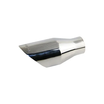 

universal S.S 201 double wall slant cut car exhaust tips for 67mm inlet