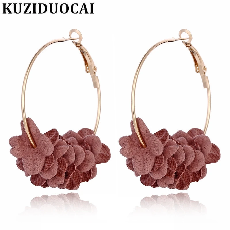 Kuziduocai Новые популярные модные ювелирные изделия Bijoux Sweety большой круг элегантные