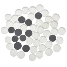 50 шт. Круглые Стеклянные Мини зеркальные мозаичные плитки оптом DIY ручной работы хобби художественные украшения принадлежности