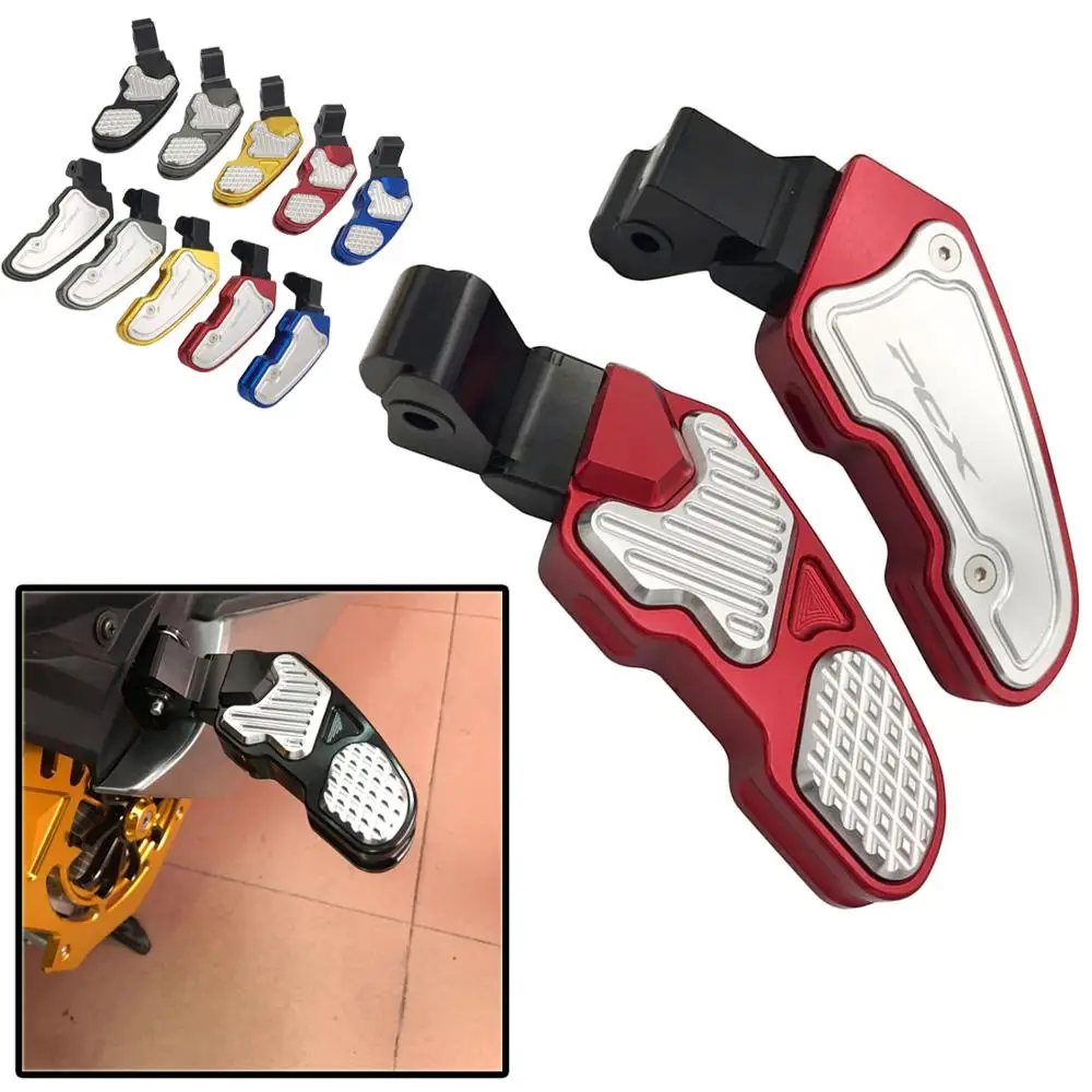 

Motorcycle Rear Footrest Pedal Foot Steps Pegs Foot Plate For Honda PCX 125 PCX 150 2018 2019 PCX125 PCX150 Accessories