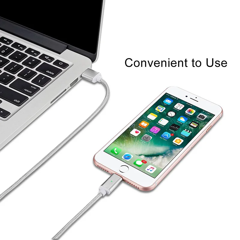 Магнитный кабель usb type C/Micro USB/IOS 3 в 1 Магнитный зарядный кабель для мобильного телефона Быстрая зарядка Магнитный Micro USB кабель адаптер