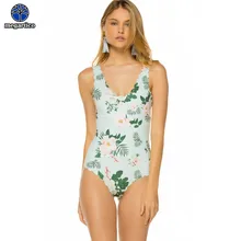 Цельный купальник женский купальник с цветами большой размер XXL гофрированный купальник женский большой размер монокини с пуш-апом пляжный купальный Купальник