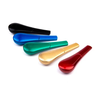 

Creative metal colorful pipe, fashionable, small and lovely pipe, portable pipe, multi-color optional, free delivery