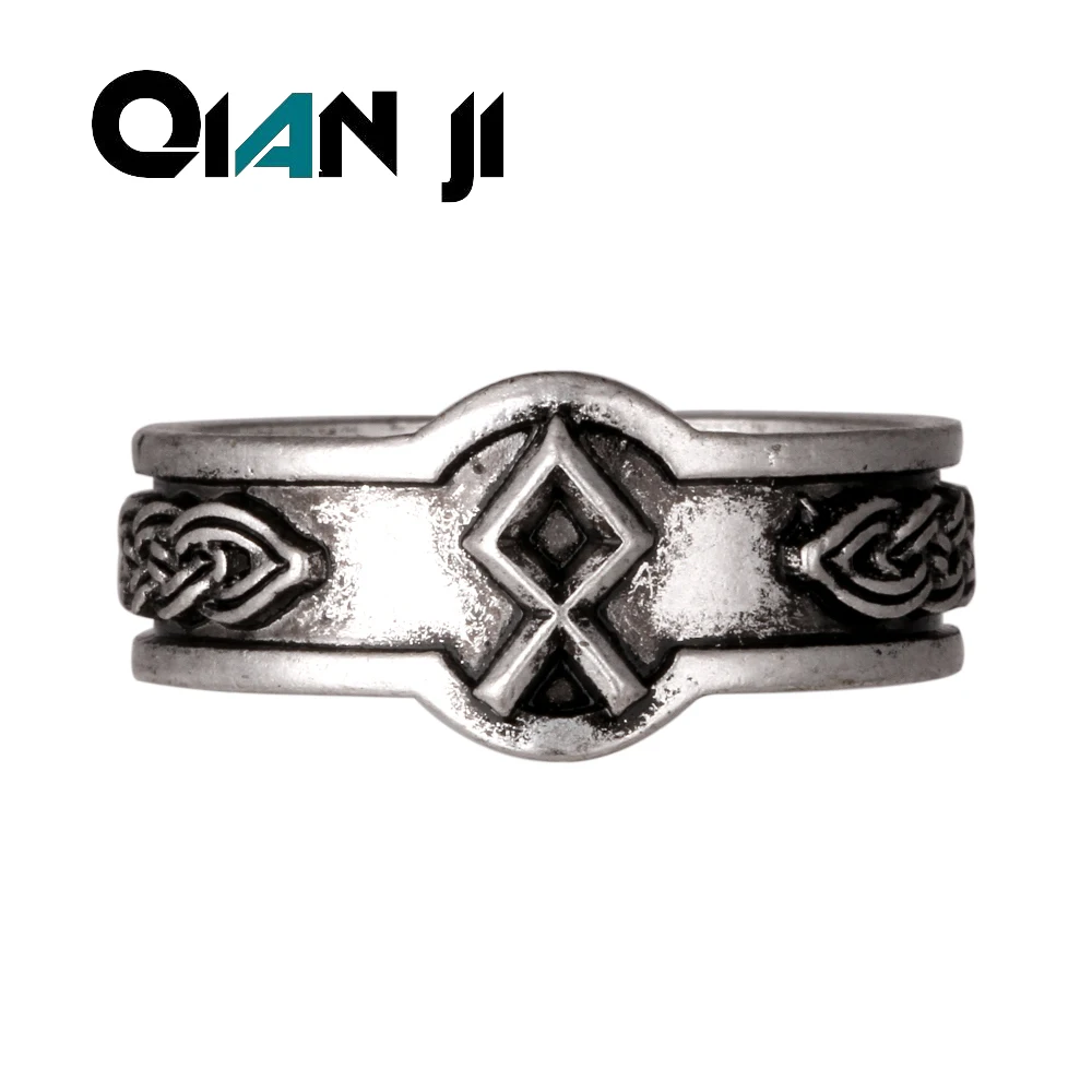 

Futhark dagaz Ways Viking Rune Rings Nordic Alphabet Men Viking Ring Jewelry