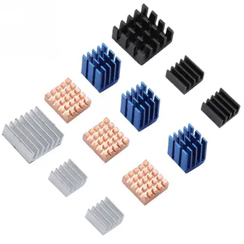 

12PCS For Raspberry Pi 3 Model B Aluminum and Copper Heatsink With Adhesive New 2018