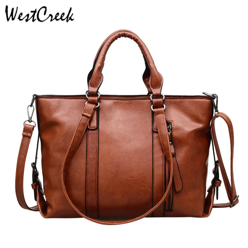 

WESTCREEK Brand Large Capacity Women Vintage Tote Bags Female Crossbody Shoulder Handbags Women Bags Casual Tote Ladies Hand Bag