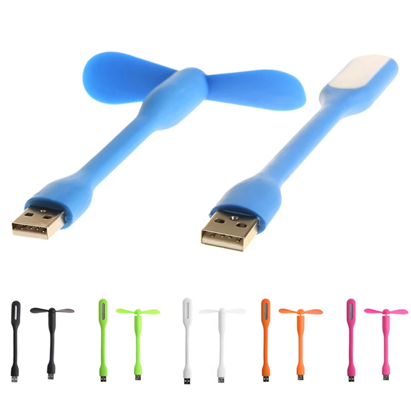 Портативный USB вентилятор светодиодный светильник гаджеты для MacBook ноутбук ПК