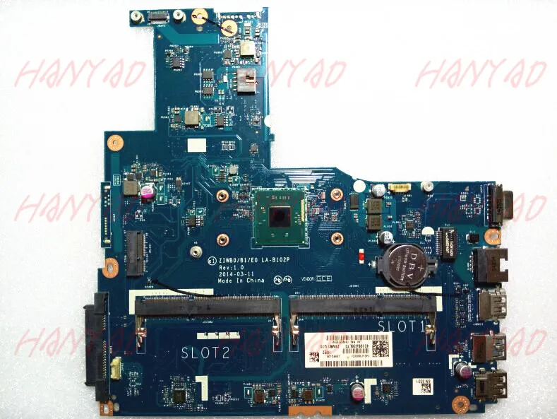 ZIWB0B1E0 LA-B102P For Lenovo B50-30 Laptop Motherboard With N3540 CPU DDR3L ZIWB0B1E0 LA-B102P For Lenovo B50-30 Laptop Motherboard With N3540 CPU DDR3L