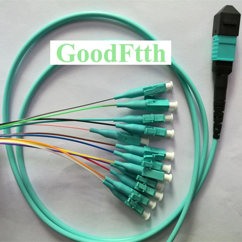 

GoodFtth Fiber Optic Patch Cord MPO-LC LC-MPO Multimode OM3 12 cores 3m