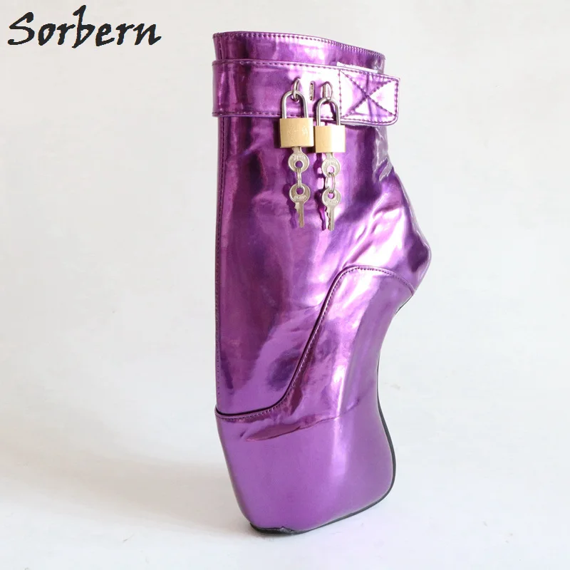 metallic purple heels