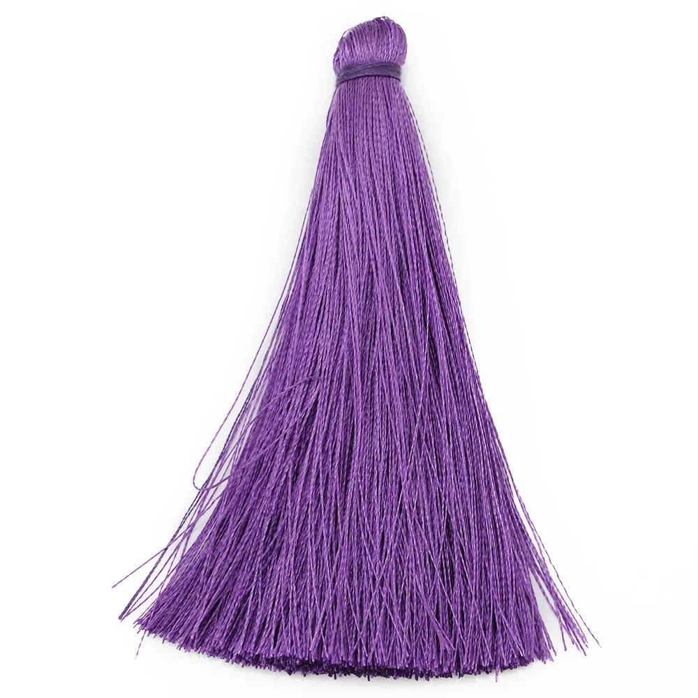 20pcs Hot Sale DIY Tassel Fringe Accessories, 8cm Rayon Silk Tassels