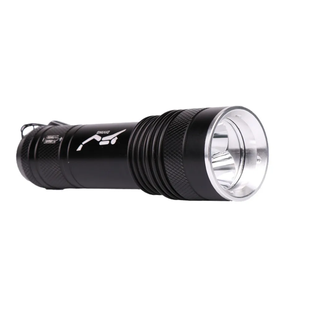 2019 T6 dual light source LED flashlight diving riding flashlight waterproof usb rechargeable 18650 battery for bicycle 40J20 (3)