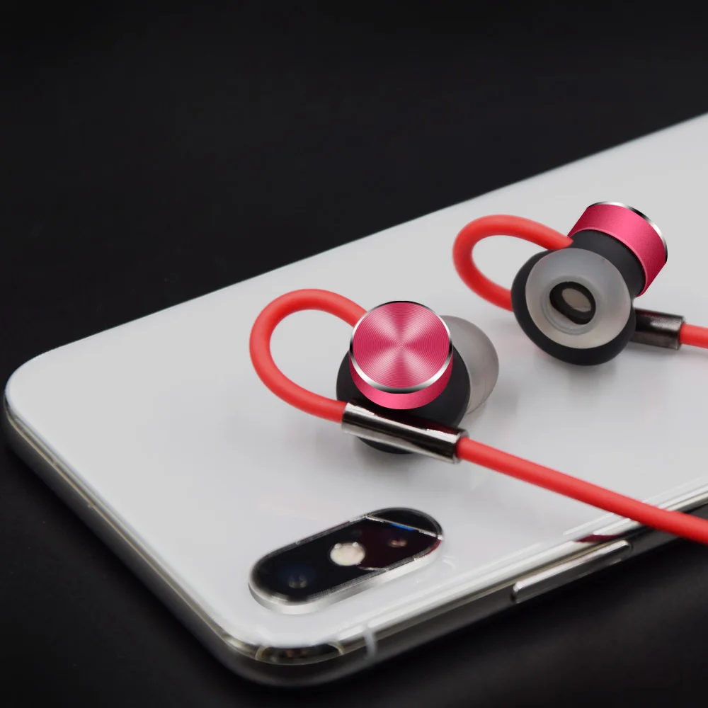 ALWUP Magnetic Bluetooth Earphone Waterproof IPX7 Stereo Sport Wireless Headphone Bluetooth Earphones for Phone with Microphone