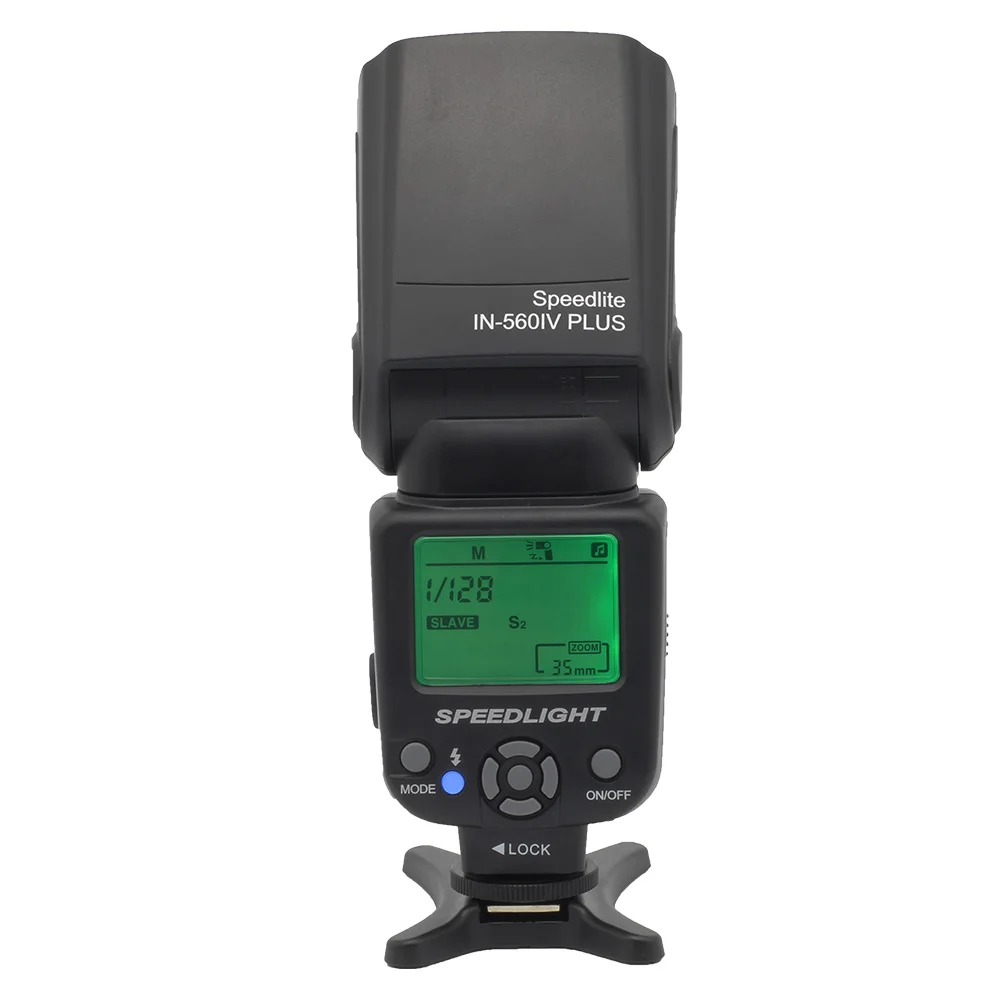INSEESI камера Вспышка Speedlite IN560IV IN 560IV Plus ЖК дисплей для Nikon D7000 D300s D5100 D5200 D3200 D90 D80 DSLR
