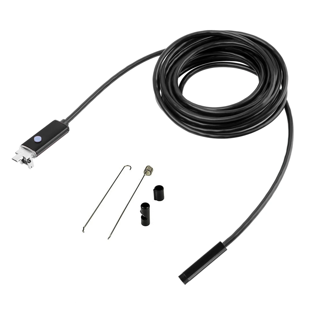 USB эндоскоп с 6 светодиодами 5 м мм|Микроскопы| |