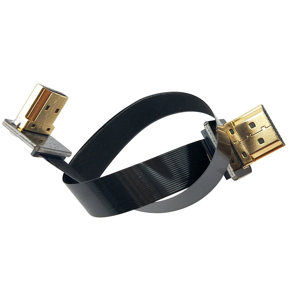 Danspeed 90 درجة لأعلى بزاوية نوع fpv hdmi وذكر ل ذكر fpc لأعلى بزاوية hdmi شقة كابل