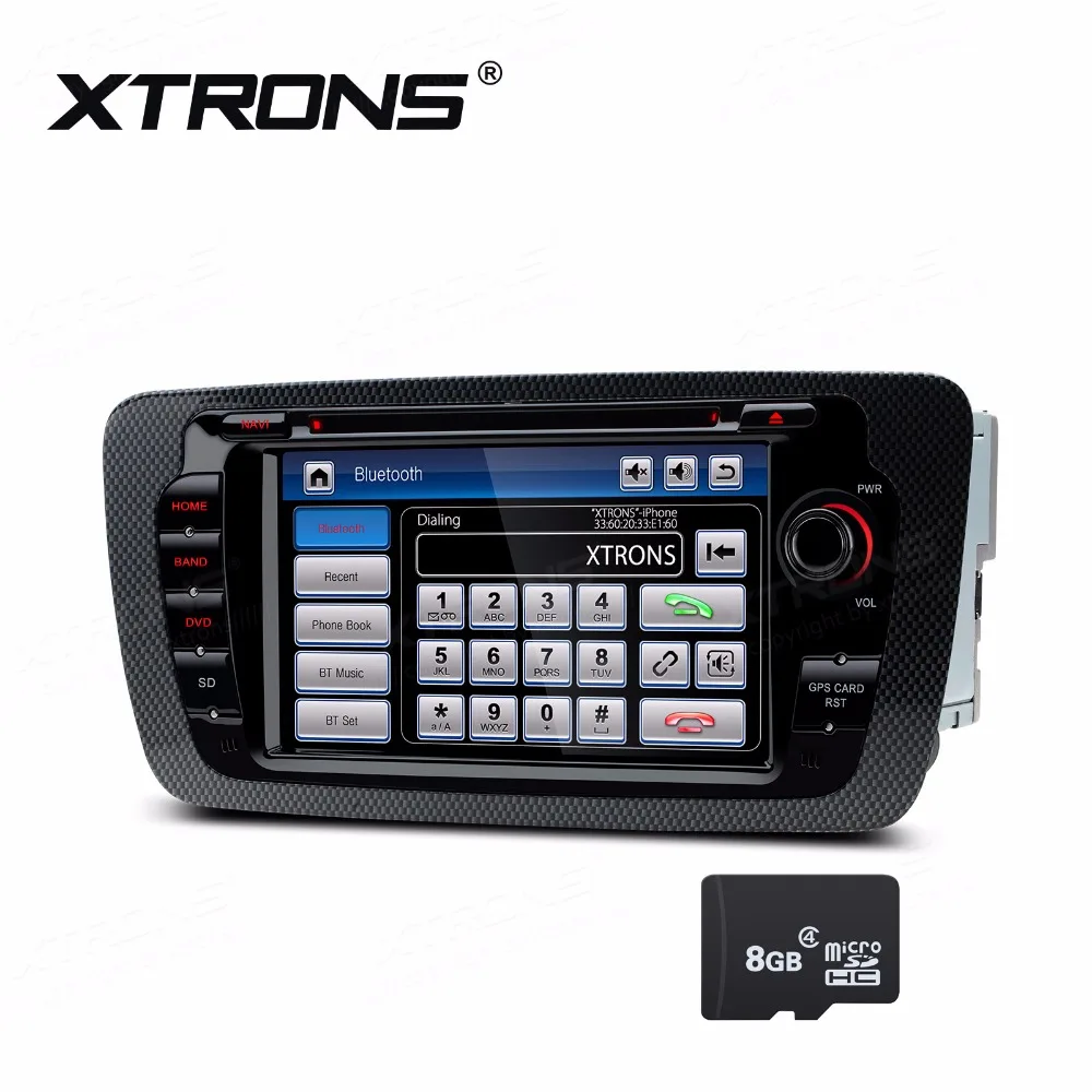 Best XTRONS 7" HD Car Radio DVD Player GPS Maps For Seat Ibiza MK4 6J SportCoupe Ecomotive Cupra FR Bocanegra Cupra Concept 2009-2013 2