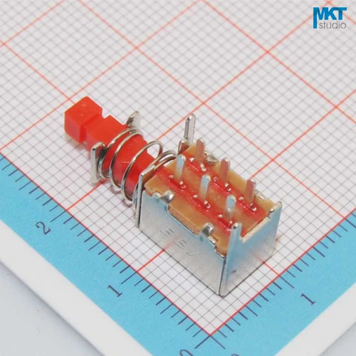 100 шт. A03 6 контактный Красный кнопочный микро мини электронный переключатель с 2