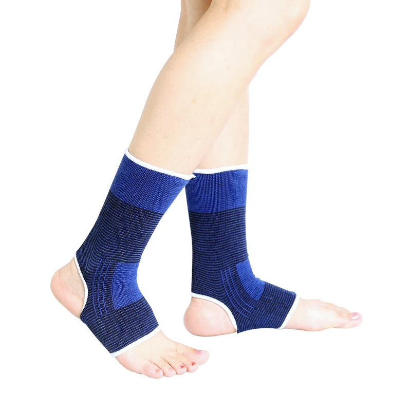 Ankle Support Protection 1 Pair Super Soft Gym Running Foot Bandage Elastic Brace Guard Sport Fitness