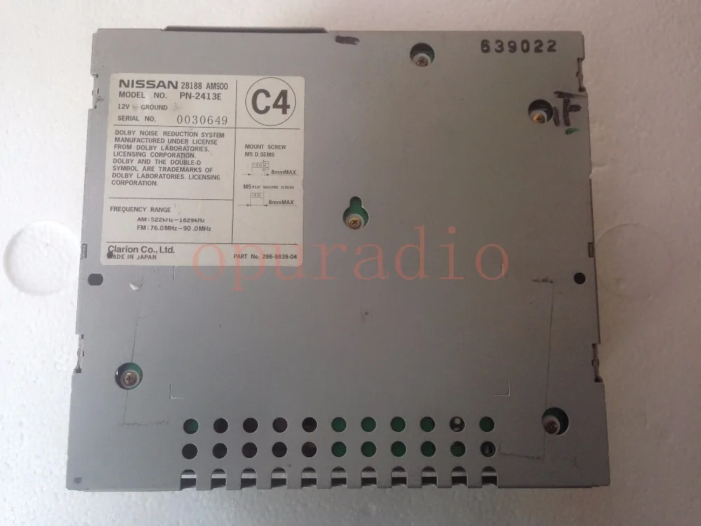 Nissan 28188 AM900 Clarion 6 CD changer for Infiniti G35 03 Japan (1)