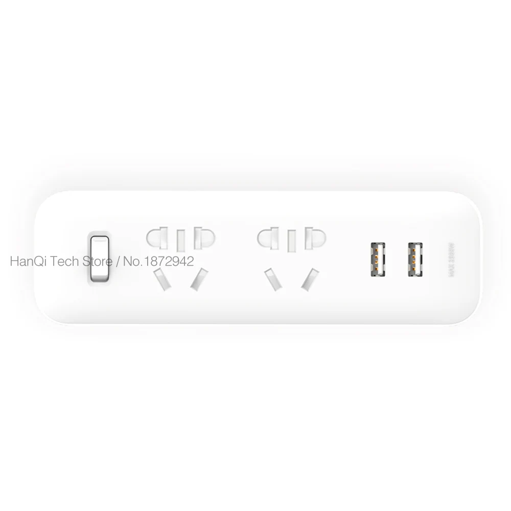 Конвертер удлинителя Xiaomi Mijia H20 портативный дорожный адаптер для дома и офиса 5 В 2