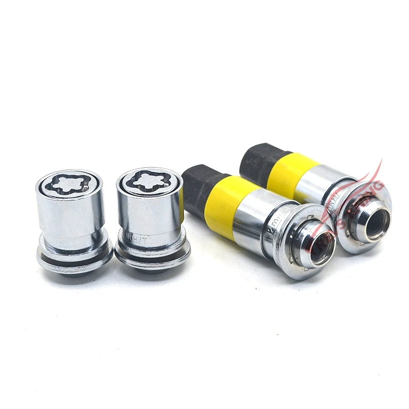 M12X1.5 4Nuts+2Keys Car Security Anti-Theft Alloy Wheel Rim Lug Nuts Lock Locking Nuts For Toyota