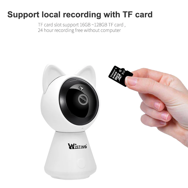Wistino CCTV 1080P ip камера беспроводная видеонаблюдения Wifi видео детский монитор умный