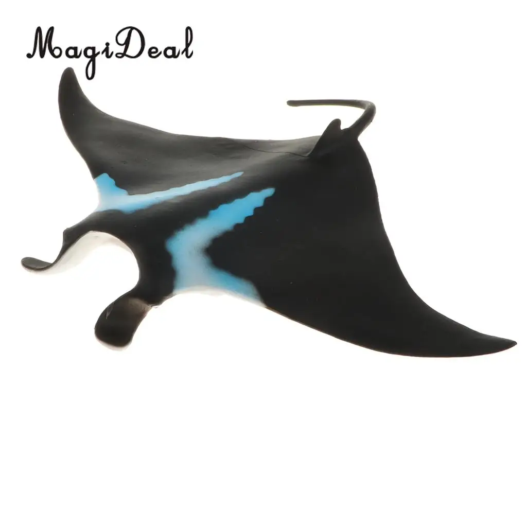 Lifelike Wildlife Animal Model Figure Nature Toys Educational Figurine Home Decor - Manta Ray Fish