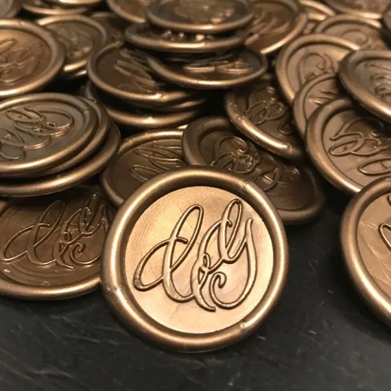 Papercraft Wedding Invitation Wax Seal Stickers Seal for Invitations