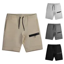 Мужские шорты Карго Модные мужские однотонные комбинезоны с карманами ветрозащитные шорты удобные камуфляжные мужские шорты Карго