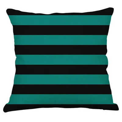 Дизайн, скандинавские геометрические Современные Простые черные зеленые полосы,, наволочка для подушки, домашняя декоративная подушка для дивана чехол - Цвет: 3