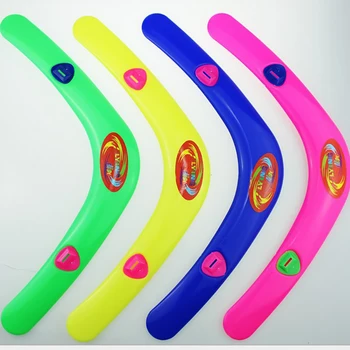 

1 PC Random Color Boomerang V Type Outdoors Toys For Children With Sentinel Boomerang Catch Outdoor Game For Children Adult GF72