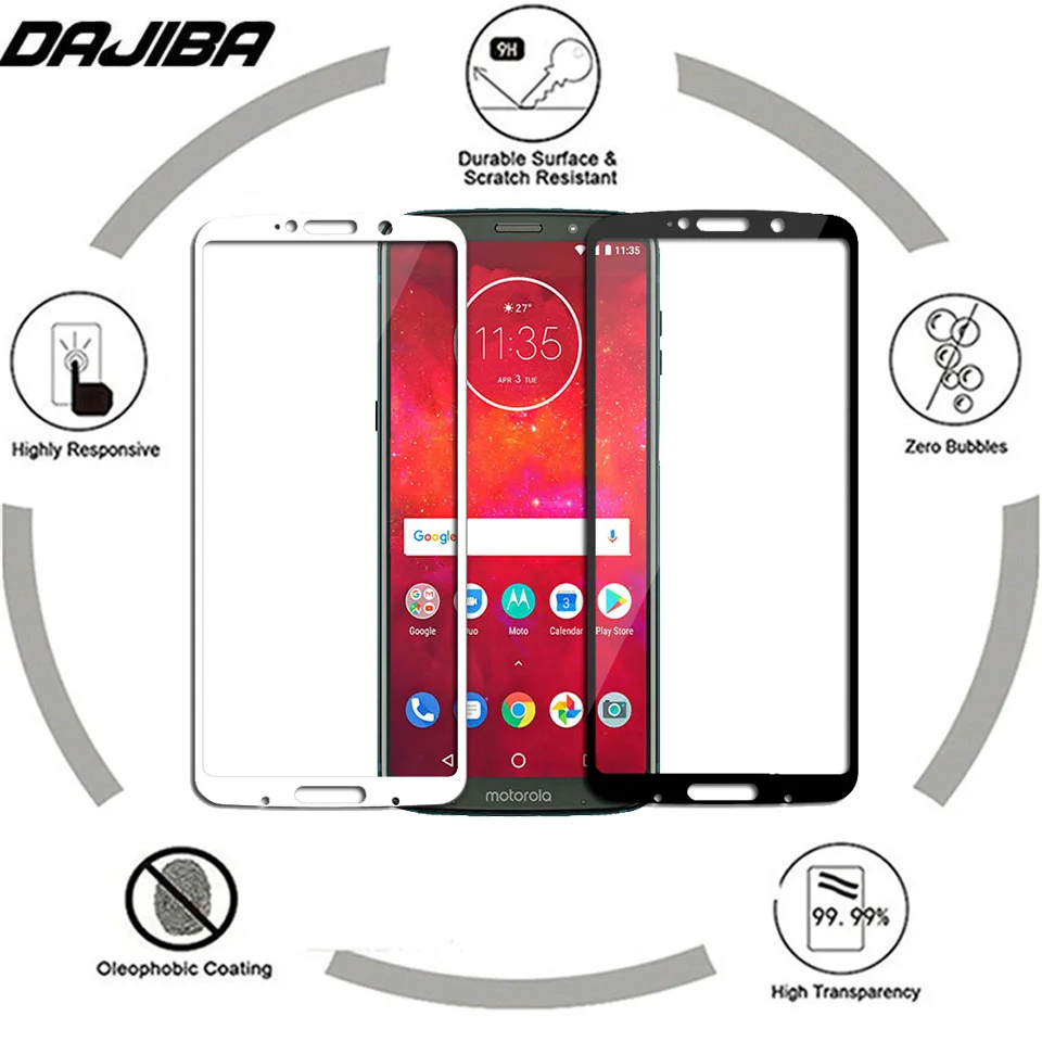 Tempered-Glass-Film-For-Motorola-Moto-Z3-Play-Full-Cover-Arc-Edge-Round-Border-Scratch-Proof (1)