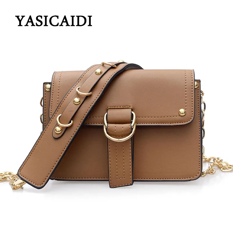 

Famous Brand Women Shoulder Bags Designer Chains Shoulder Strap Women Crossbody Bag High Quality PU Leather Ladies Messenger Bag
