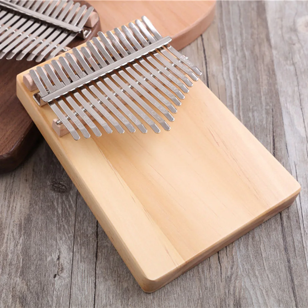 17 ключей Kalimba Mbira DIY Kit береза/орех/бук твердой древесины палец пианино для картина ручной работы музыкальные подарки тюнинговый инструмент+ сумка