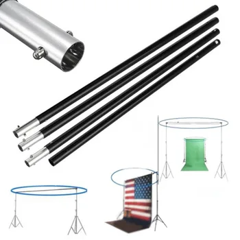 

3m/10Ft Adjustable Detachable Photo Background Cloth Support Photography Studio Backdrop Stand Portable Crossbar Kit