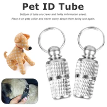 犬ベビーメタルアンチロスト襟ペット首輪のアクセサリー犬 ID タグ子犬猫名前アドレス電話ラベルアイデンティティぶら下げ(China)