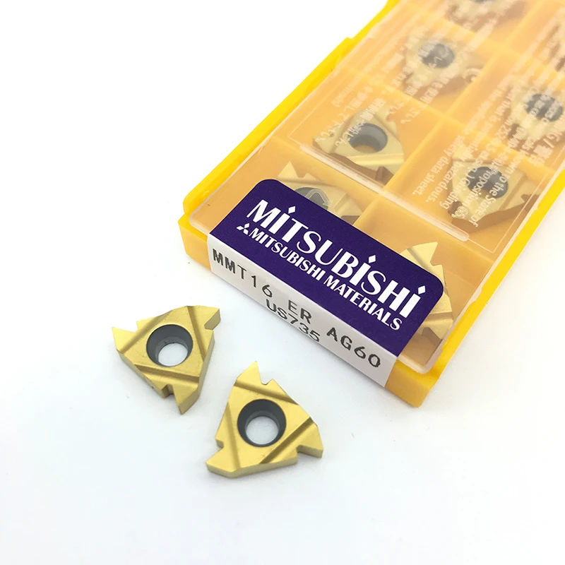 

MMT 16ER AG60 US735 Thread Turning Tools carbide inserts for cnc Lathe Cutter Tool turning inserts Cutting Tools CNC 16ERAG60