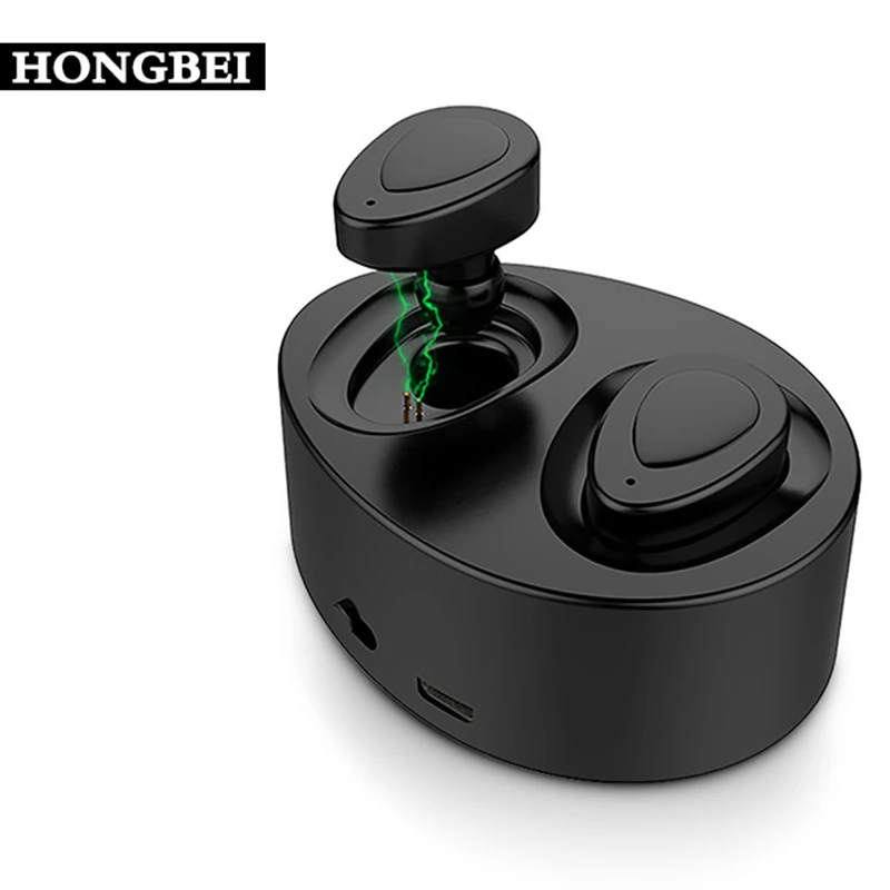 

K2 TWS Bluetooth Headset Stereo In-Ear Mini Bluetooth 5.0 Wireless Headset Dual Microphone with Charging Box