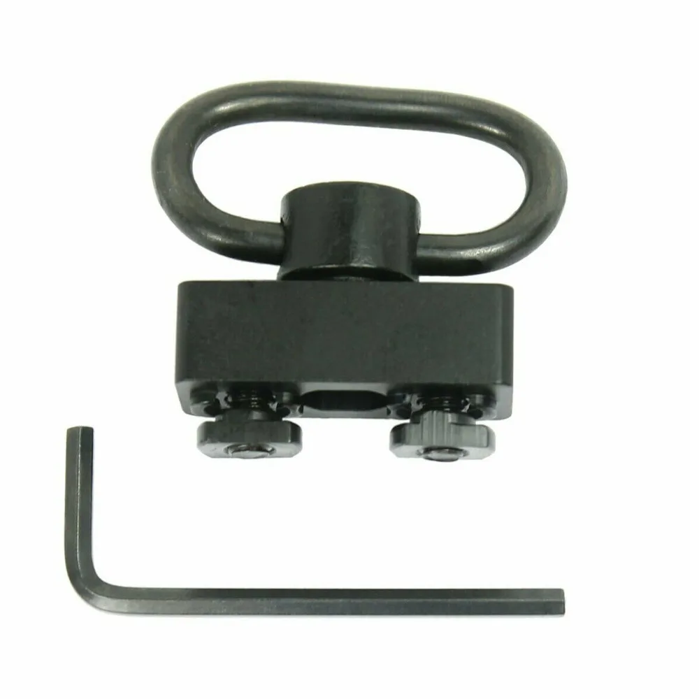 hunting airsoft tactical ar 15 accessories M-LOK 1.25 inch sling adapter mount Heavy Duty Push Button Quick Detach Sling Swivel (5)