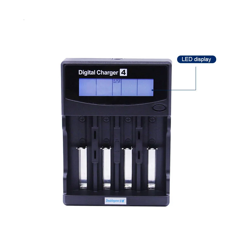 

4 slots Doublepow DP-K68 LCD Multifunctional Automatic Intelligent Charger compatible with 1.2V Ni-MH/Ni-CD and 3.7V Li-ion