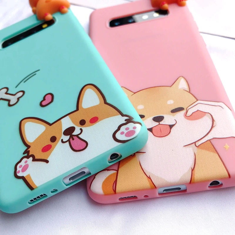 S8 S9 S10 плюс чехол Etui samsung Galaxy S10 S10E чехол 3D Kawaii силиконовый чехол для Coque samsung S8 S9 S10 плюс S7 Edge чехол