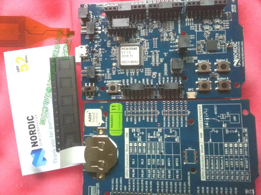 Для детской скандинавской Bluetooth макетной платы Комплект модуля оценки nRF52832 SoC