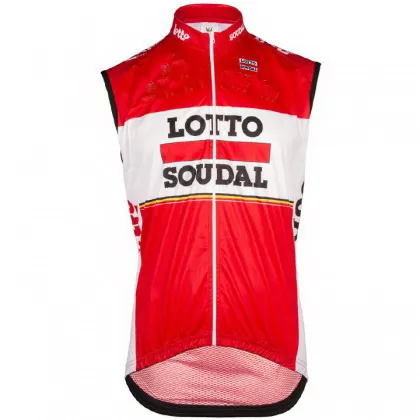 

Windstopper 2017 2018 LOTTO SOUDAL PRO TEAM Sleeveless Cycling Jacket Vest Gilet Mtb Clothing Bicycle Maillot Ciclismo