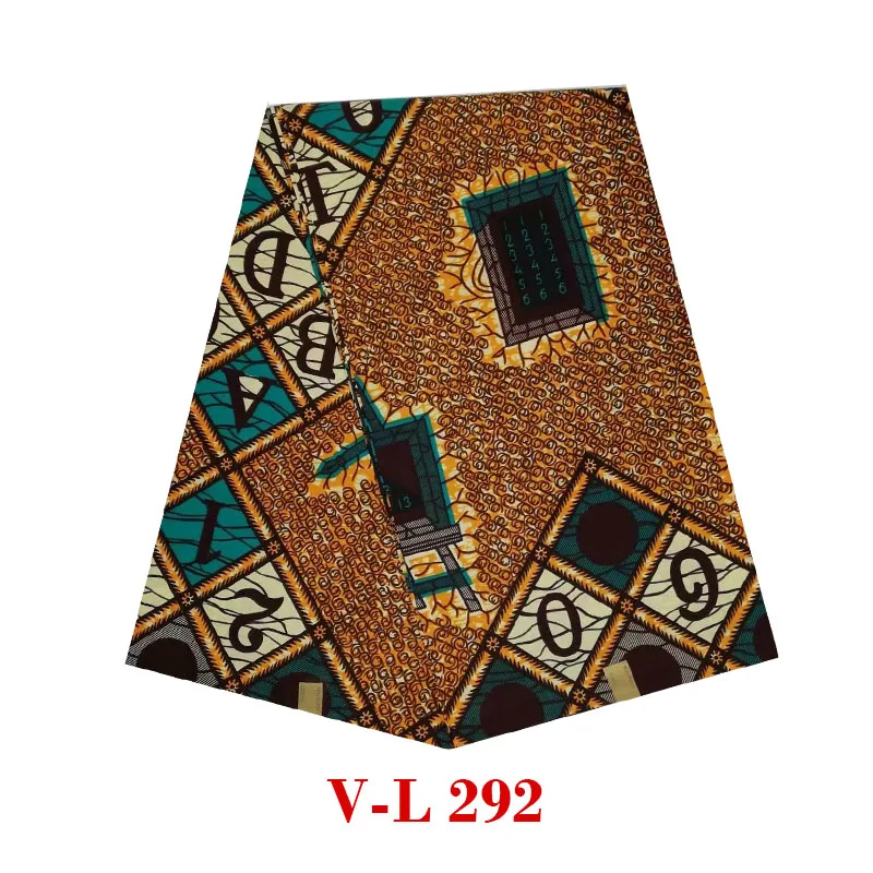 

African wax Batik print ankara veritable dutch block high quality 2019 the lastest design V-L 292