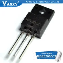 10 шт. MBRF2060CT TO220 MBR2060 MBRF2060 20A 60V TO-220